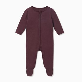 Ribbed Clever Zip Sleepsuit