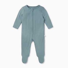 Ribbed Clever Zip Sleepsuit