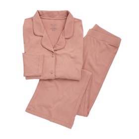 Women's Ribbed Collared Pyjamas