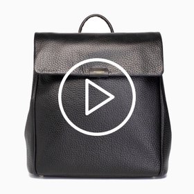 Storksak St James Changing Bag Leather - Black