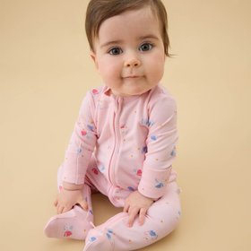 Enchanted Bunnies Clever Zip Sleepsuit