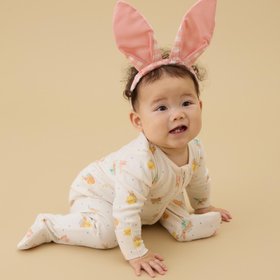 Easter Bunny Clever Zip Sleepsuit