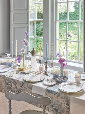 Floral Table Candles (x 8)