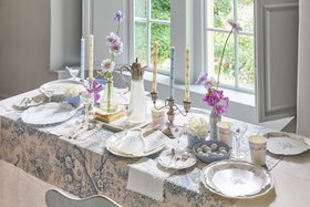 Floral Table Candles (x 8)