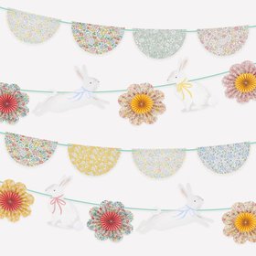 Meri Meri x Liberty Bunny Garland Set
