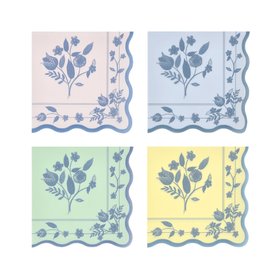 Vintage Botanical Small Napkins (x 16)