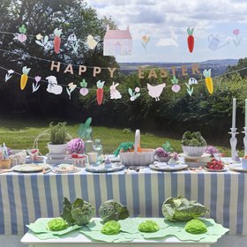 Easter Vegetable Garden Garland Set