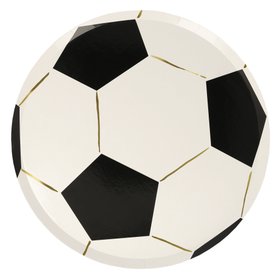 Football Plates (x 8)