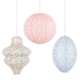 Meri Meri x Liberty Pastel Floral Lanterns (x 3)