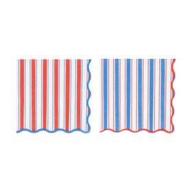 Nautical Striped Large Napkins (x 16)