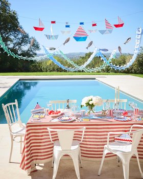 Nautical Boat Garland Set