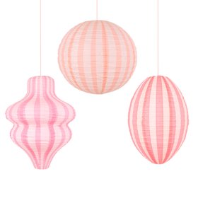 Pink Lanterns (x 3)