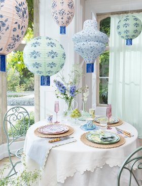 Vintage Botanical Lanterns (x 3)