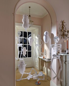 Hanging Ghost Decorations (x 6)