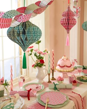 Meri Meri x Molly Mahon Large Paper Honeycomb Decorations (x 3)