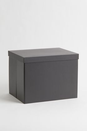 Large lidded storage box - Grey