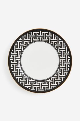 Porcelain plate - Black