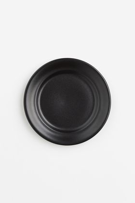 H&M Home - Stoneware side plate - Black
