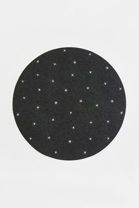 H&M Home - Felted Christmas tree mat - Grey - size: D100