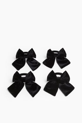 H&M Home - 4-pack bow napkin rings - Black