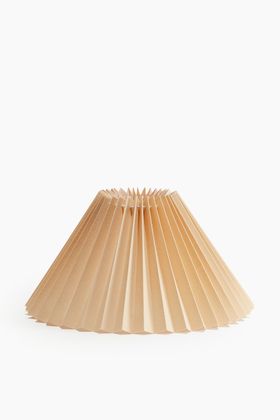 H&M Home - Pleated lamp shade - Light Beige
