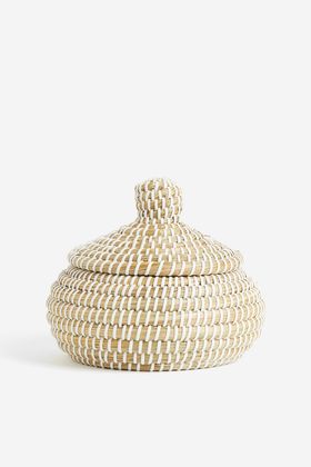 H&M Home  - Small lidded storage basket - Beige