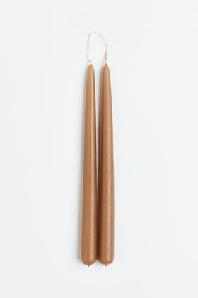 H&M Home - 2-pack tapered candles - Beige