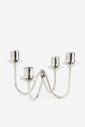 H&M Home - Metal candelabra - Silver