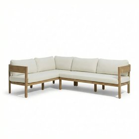 Imani 7 Seater Wooden Garden Corner Sofa Set