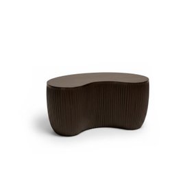 Sohan lava black kidney-shaped coffee table