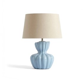 Dawes Ceramic Lamp - Cornflower Blue