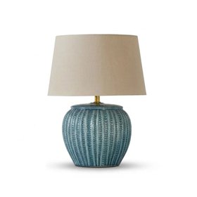 Elmer Teal Blue Ceramic Lamp
