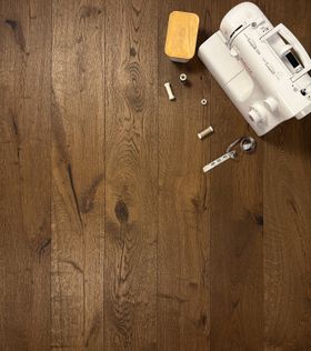 Country Brown Wharf Oak Plank, Brushed & Oiled Engineered Wood Flooring