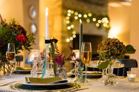 Christmas tablescape
