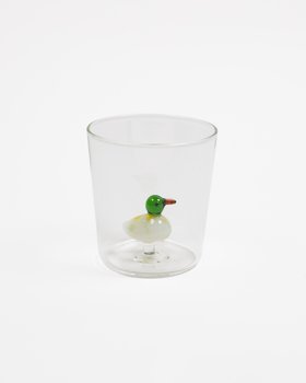 Duck Glass Tumblers, Set Of 2