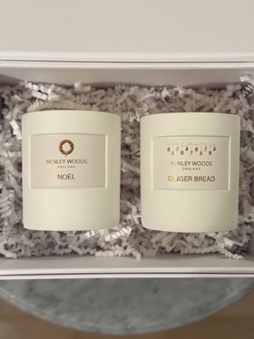 CHRISTMAS CANDLE DUO