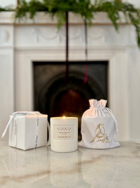 Gingerbread Christmas candle