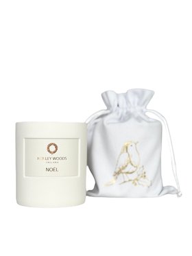 Noël Christmas candle and gift pouch