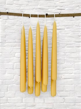 Beeswax natural dipped candles