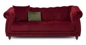 DFS Regency Three Seater Sofa In Plum Boutique Velvet