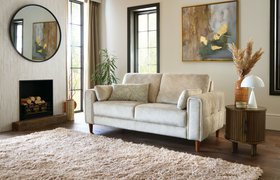 DFS Alyse Express 3 Seater Sofa In Oyster