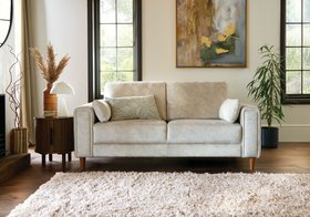 DFS Alyse Express 3 Seater Sofa In Oyster