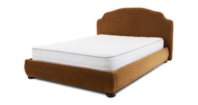 French Connection Battersea King Ottoman Bed In Mustard, Available Exclusively At DFS