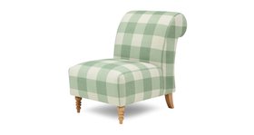 Arundel Accent Chair In Arundel Large Check Thyme, Available Exclusively At DFS