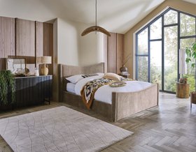 French Connection Portobello King Ottoman In Portobello Mink