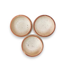 Chitta Cream Speckled Dipping Bowls - set of 3