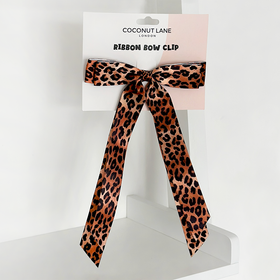 Ribbon Clip Leopard