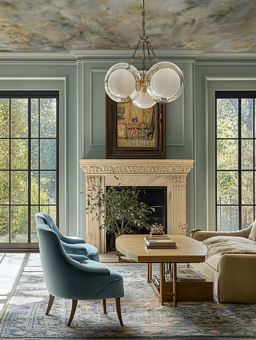 Eden in Opal | Wallpaper Mural on Matte Uncoated