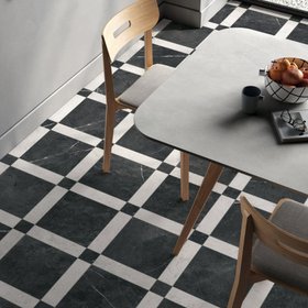 Lourdes Noir Tile 300mm x 300mm