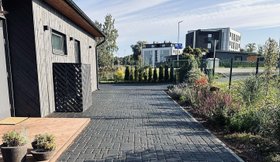 Patio Paving Stain on drive